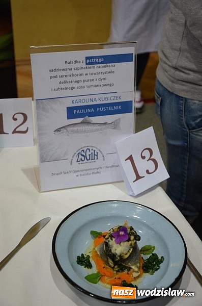 Zdjęcie w galerii na portalu naszwodzislaw.com: Pstrąg królem konkursu kulinarnego w Ekonomiku wiadomości z regionu