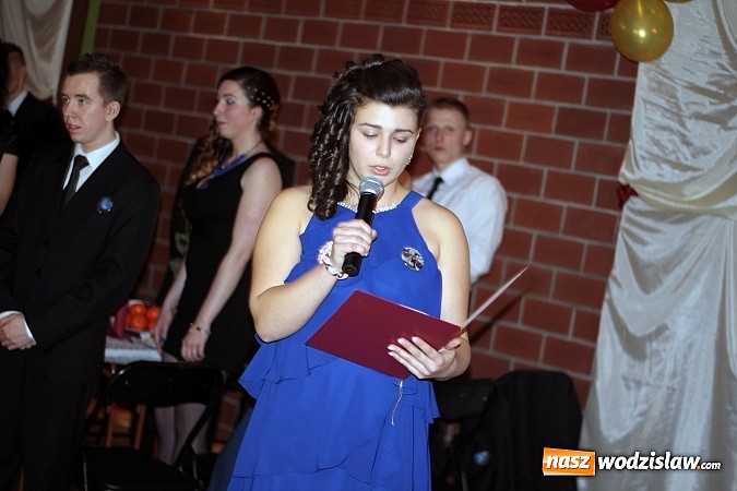 Zdjęcie w galerii na portalu naszwodzislaw.com: Bal maturalny wodzisławskiego ekonomika wiadomości z regionu