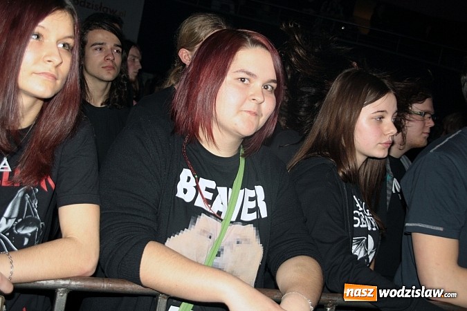 Zdjęcie w galerii na portalu naszwodzislaw.com: Niesamowity koncert zespołu Acid Drinkers w Pszowie wiadomości z regionu