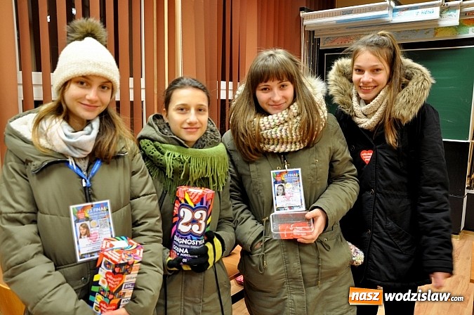 Zdjęcie w galerii na portalu naszwodzislaw.com: Tradycyjnie  Wielka Orkiestra Świątecznej Pomocy zagrała w Zespole Szkół nr 2 w Wodzisławiu Śląskim wiadomości z regionu