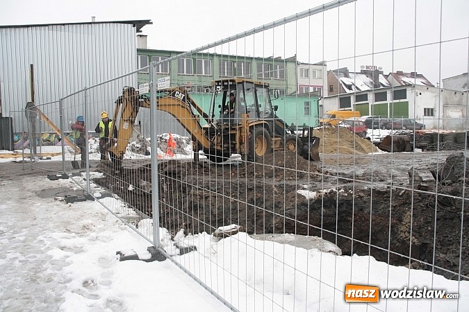 Zdjęcie w galerii na portalu naszwodzislaw.com: Ruszyła budowa sklepu Lidl w Wodzisławiu  wiadomości z regionu
