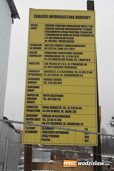 Zdjęcie w galerii na portalu naszwodzislaw.com: Ruszyła budowa sklepu Lidl w Wodzisławiu  wiadomości z regionu