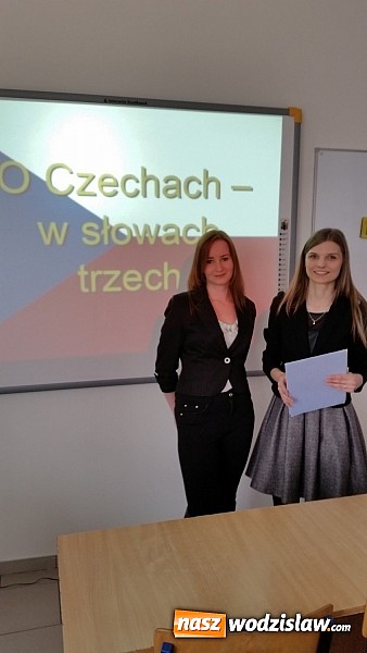 Zdjęcie w galerii na portalu naszwodzislaw.com: Raciborscy studenci przeprowadzili warsztaty języka czeskiego w liceum w Rydułtowach i Wodzisławiu Śląskim wiadomości z regionu