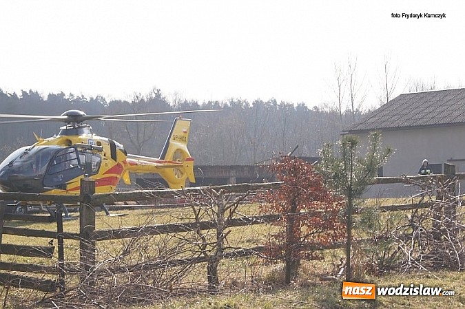 Zdjęcie w galerii na portalu naszwodzislaw.com: 54-letni mężczyzna został przygnieciony przyczepą ciągnika! wiadomości z regionu