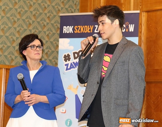 Zdjęcie w galerii na portalu naszwodzislaw.com: Uczeń Zespołu Szkół Technicznych w Wodzisławiu Śląskim promuje ogólnopolską kampanię dot. szkolnictwa zawodowego wiadomości z regionu