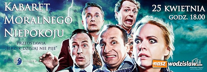 Zdjęcie w galerii na portalu naszwodzislaw.com: Salwy śmiechu gwarantowane, czyli Kabaret Moralnego Niepokoju w WCK wiadomości z regionu