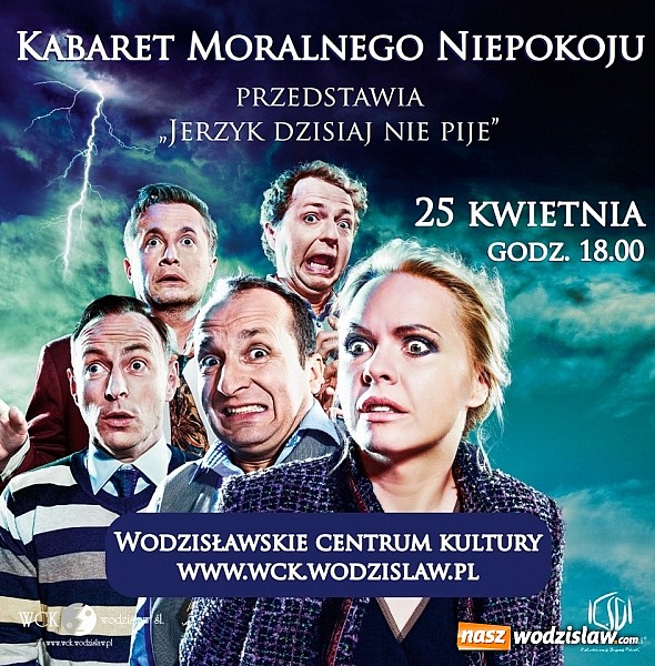 Zdjęcie w galerii na portalu naszwodzislaw.com: Salwy śmiechu gwarantowane, czyli Kabaret Moralnego Niepokoju w WCK wiadomości z regionu