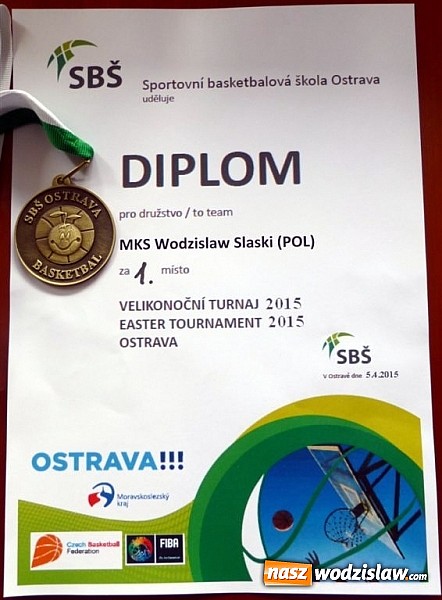 Zdjęcie w galerii na portalu naszwodzislaw.com: Koszykarze MKS Wodzisław wygrali międzynarodowy turniej w Ostrawie  wiadomości z regionu