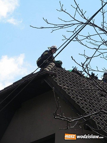 Zdjęcie w galerii na portalu naszwodzislaw.com: W Radlinie palił się dom jednorodzinny wiadomości z regionu