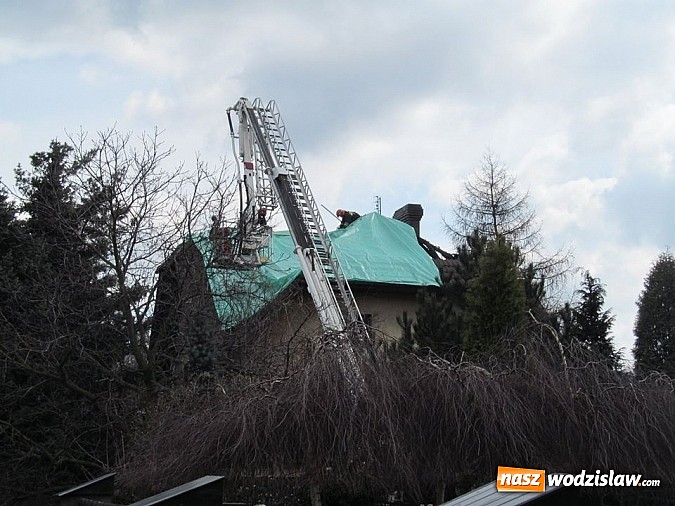 Zdjęcie w galerii na portalu naszwodzislaw.com: W Radlinie palił się dom jednorodzinny wiadomości z regionu