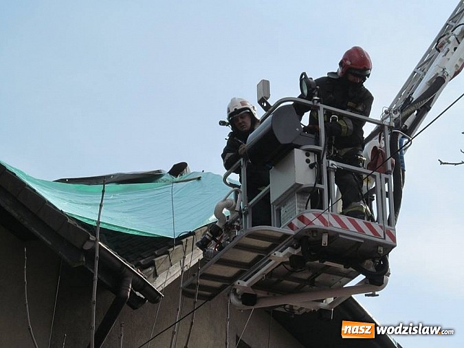 Zdjęcie w galerii na portalu naszwodzislaw.com: W Radlinie palił się dom jednorodzinny wiadomości z regionu