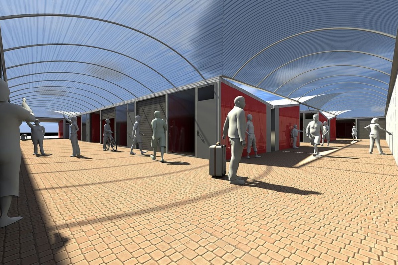 Zdjęcie w galerii na portalu naszwodzislaw.com: Pomysł na halę targową wiadomości z regionu