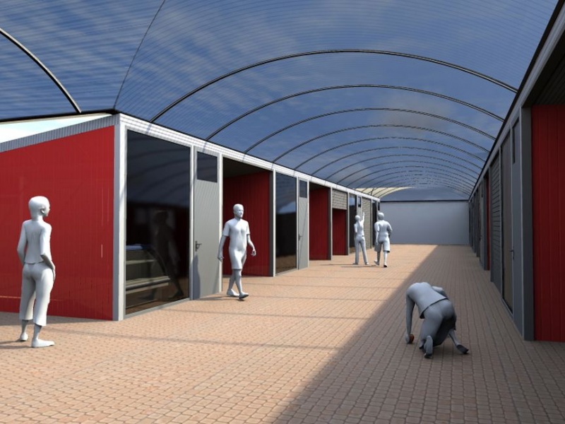 Zdjęcie w galerii na portalu naszwodzislaw.com: Pomysł na halę targową wiadomości z regionu