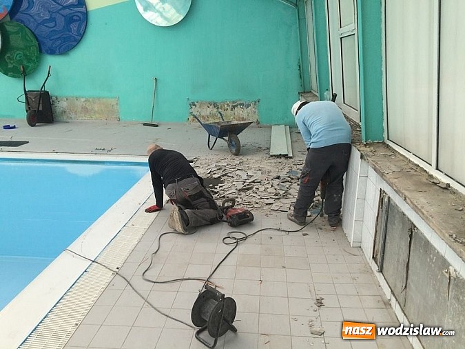 Zdjęcie w galerii na portalu naszwodzislaw.com: Na jakim etapie jest remont basenu? wiadomości z regionu