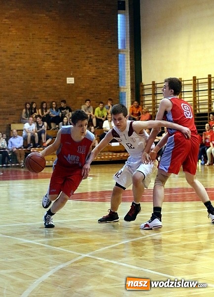 Zdjęcie w galerii na portalu naszwodzislaw.com: Dzień drugi ćwierćfinału Mistrzostw Polski w koszyk&oacute;wce chłopc&oacute;w wiadomości z regionu