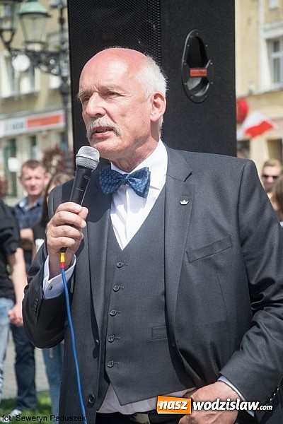 Zdjęcie w galerii na portalu naszwodzislaw.com: Janusz Korwin-Mikke zawitał do Wodzisławia Ślaskiego wiadomości z regionu