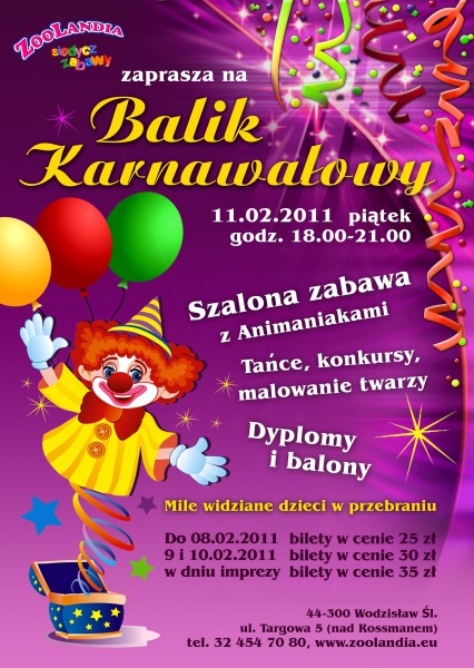 Zdjęcie w galerii na portalu naszwodzislaw.com: Balik karnawałowy dla dzieci wiadomości z regionu