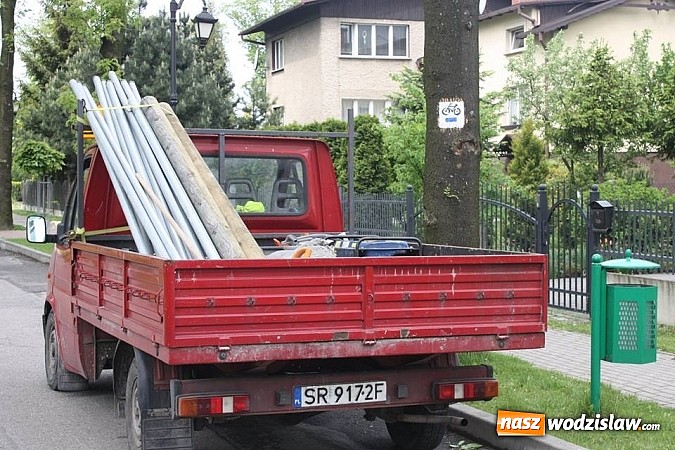 Zdjęcie w galerii na portalu naszwodzislaw.com: Trwa znakowanie tras rowerowych wiadomości z regionu