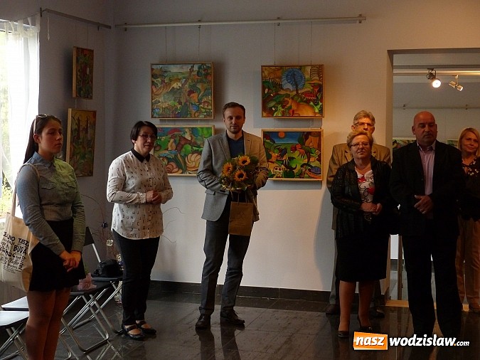 Zdjęcie w galerii na portalu naszwodzislaw.com: Wernisaż wystawy Mariana Nowotnego wiadomości z regionu