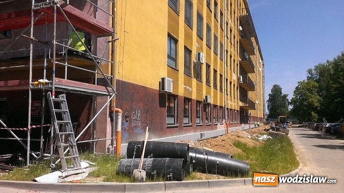 Zdjęcie w galerii na portalu naszwodzislaw.com: Roboty przy termomodernizacji szpitala idą pełną parą  wiadomości z regionu