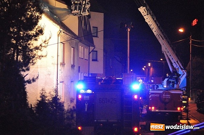 Zdjęcie w galerii na portalu naszwodzislaw.com: Pożar budynku wielorodzinnego w Wodzisławiu  wiadomości z regionu
