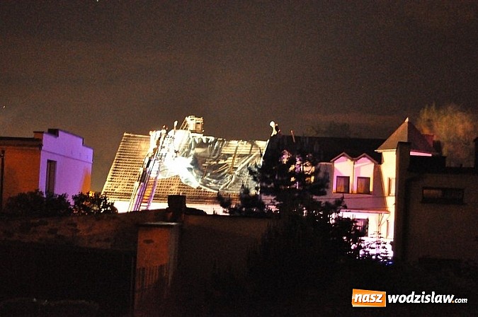 Zdjęcie w galerii na portalu naszwodzislaw.com: Pożar budynku wielorodzinnego w Wodzisławiu  wiadomości z regionu