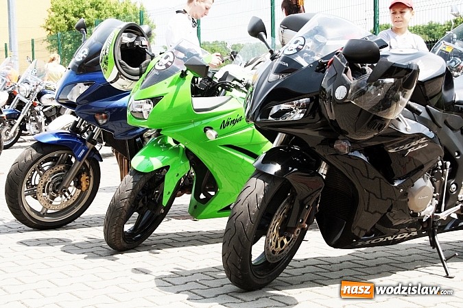 Zdjęcie w galerii na portalu naszwodzislaw.com: Akcja Motoserce 2015 w Pszowie wiadomości z regionu