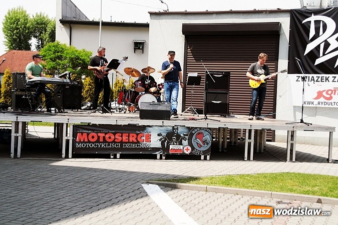 Zdjęcie w galerii na portalu naszwodzislaw.com: Akcja Motoserce 2015 w Pszowie wiadomości z regionu