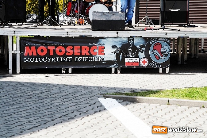 Zdjęcie w galerii na portalu naszwodzislaw.com: Akcja Motoserce 2015 w Pszowie wiadomości z regionu