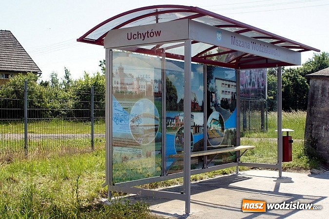 Zdjęcie w galerii na portalu naszwodzislaw.com: Nowe wiaty autobusowe na mszańskich przystankach wiadomości z regionu