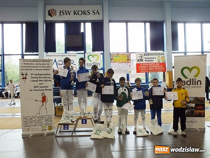 Zdjęcie w galerii na portalu naszwodzislaw.com: XV Ogólnopolski Turniej Szermierczy w Radlinie  wiadomości z regionu