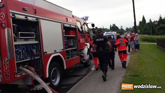 Zdjęcie w galerii na portalu naszwodzislaw.com: Pożar pustostanu w Wodzisławiu. Strażacy znaleźli zwłoki nieustalonej jeszcze osoby wiadomości z regionu