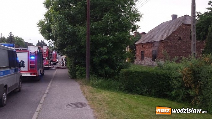 Zdjęcie w galerii na portalu naszwodzislaw.com: Pożar pustostanu w Wodzisławiu. Strażacy znaleźli zwłoki nieustalonej jeszcze osoby wiadomości z regionu