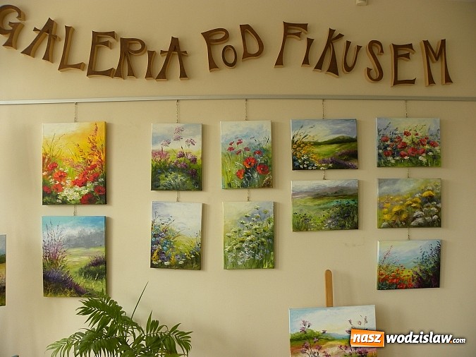 Zdjęcie w galerii na portalu naszwodzislaw.com: Nowa - wakacyjna wystawa w Galerii pod Fikusem! wiadomości z regionu