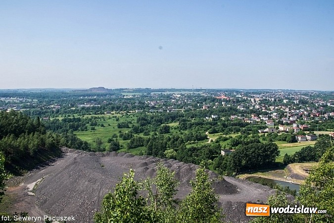 Zdjęcie w galerii na portalu naszwodzislaw.com: Rydułtowy widziane z linksztangi wiadomości z regionu