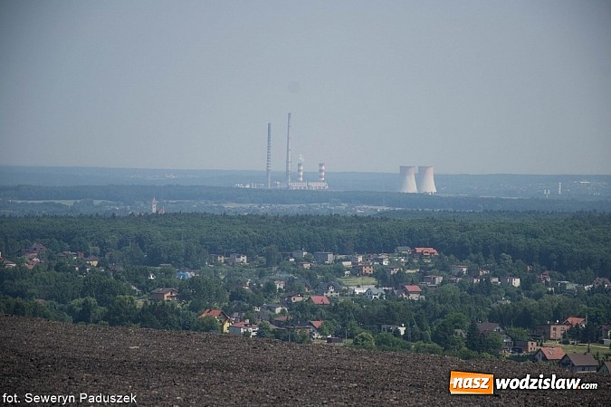 Zdjęcie w galerii na portalu naszwodzislaw.com: Rydułtowy widziane z linksztangi wiadomości z regionu