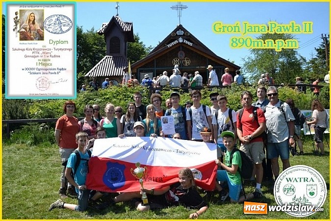Zdjęcie w galerii na portalu naszwodzislaw.com: 4 Ogólnopolski Rajd Szlakami Jana Pawła II  wiadomości z regionu