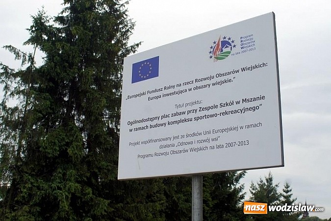 Zdjęcie w galerii na portalu naszwodzislaw.com: Nowy plac zabaw i urządzenia do ćwiczeń - zakończona inwestycja przy Zespole Szk&oacute;ł w Mszanie wiadomości z regionu