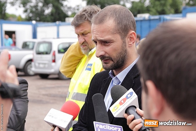 Zdjęcie w galerii na portalu naszwodzislaw.com: Zbiornik Racibórz. W 2018 roku przecięcie wstęgi wiadomości z regionu