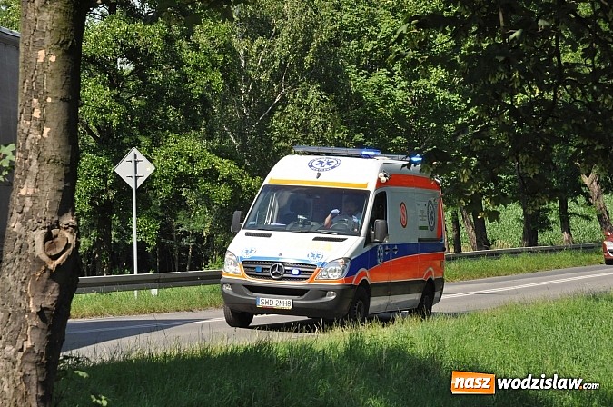 Zdjęcie w galerii na portalu naszwodzislaw.com: W Rzuchowie TIR wjechał w śmieciarkę  wiadomości z regionu