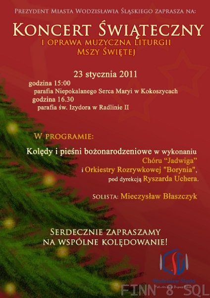 Zdjęcie w galerii na portalu naszwodzislaw.com: Dwa koncerty świąteczne w Wodzisławiu wiadomości z regionu