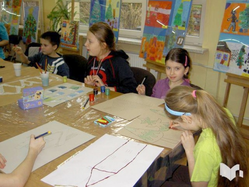 Zdjęcie w galerii na portalu naszwodzislaw.com: Ferie w bibliotece na półmetku wiadomości z regionu