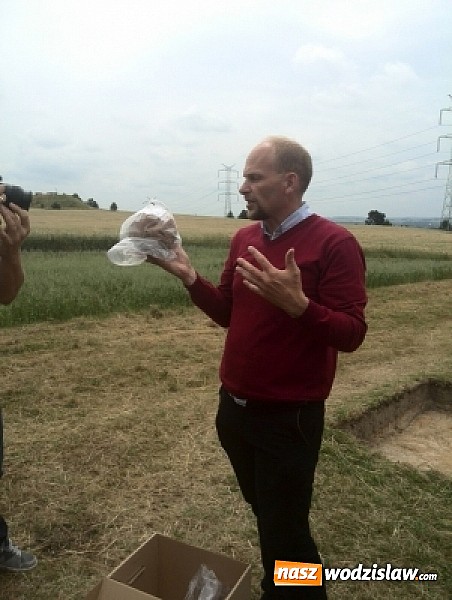 Zdjęcie w galerii na portalu naszwodzislaw.com: W Lubomi podczas prac archeologicznych odnaleziono szkielet kobiety wiadomości z regionu