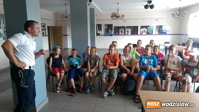 Zdjęcie w galerii na portalu naszwodzislaw.com: Bezpieczne półkolonie z wodzisławskimi policjantami wiadomości z regionu