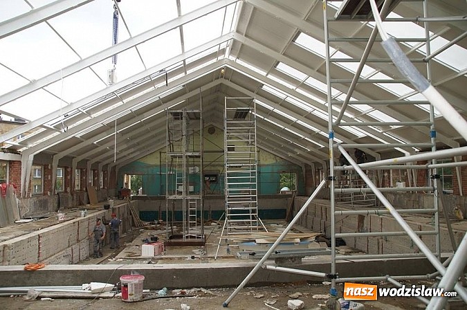 Zdjęcie w galerii na portalu naszwodzislaw.com: Remont pływalni trwa. Zobacz jak przebiegają prace  wiadomości z regionu