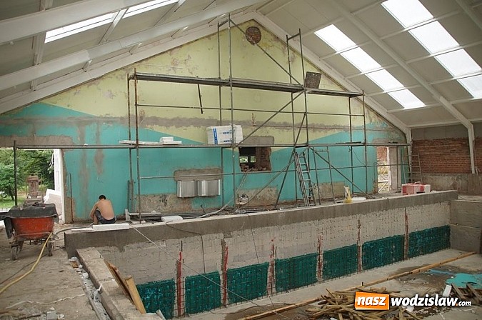 Zdjęcie w galerii na portalu naszwodzislaw.com: Remont pływalni trwa. Zobacz jak przebiegają prace  wiadomości z regionu