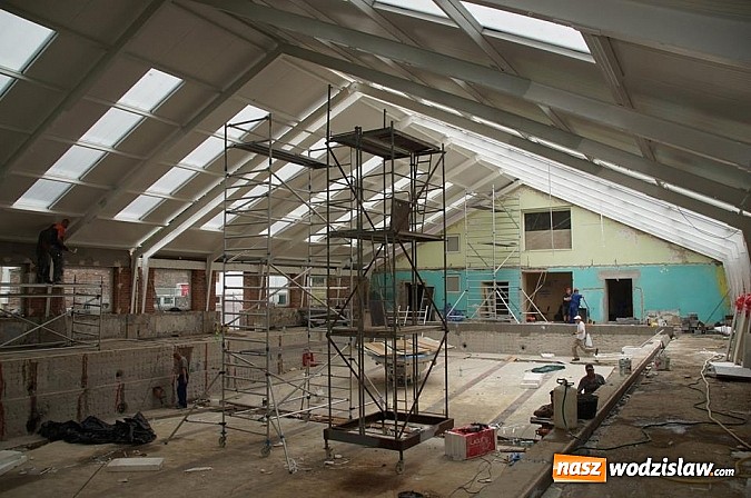 Zdjęcie w galerii na portalu naszwodzislaw.com: Remont pływalni trwa. Zobacz jak przebiegają prace  wiadomości z regionu
