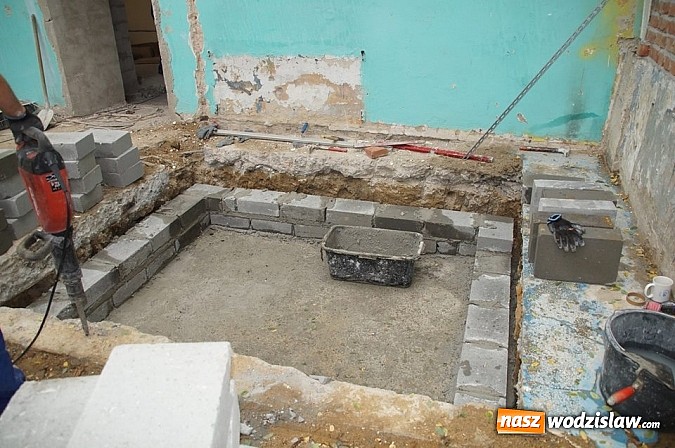 Zdjęcie w galerii na portalu naszwodzislaw.com: Remont pływalni trwa. Zobacz jak przebiegają prace  wiadomości z regionu