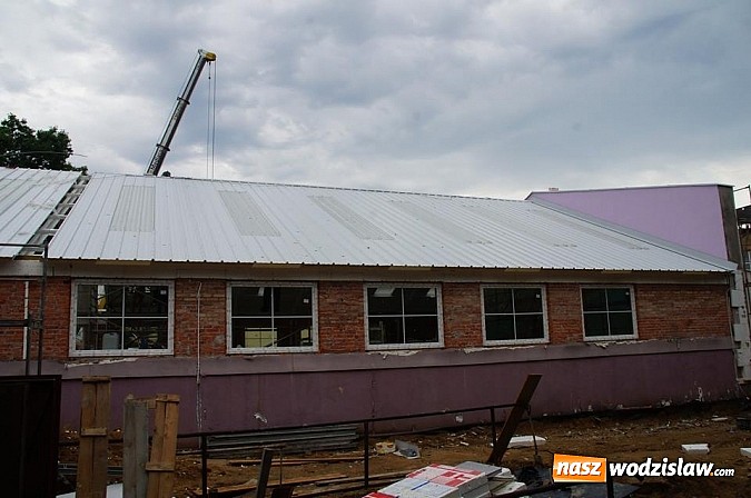 Zdjęcie w galerii na portalu naszwodzislaw.com: Remont pływalni trwa. Zobacz jak przebiegają prace  wiadomości z regionu