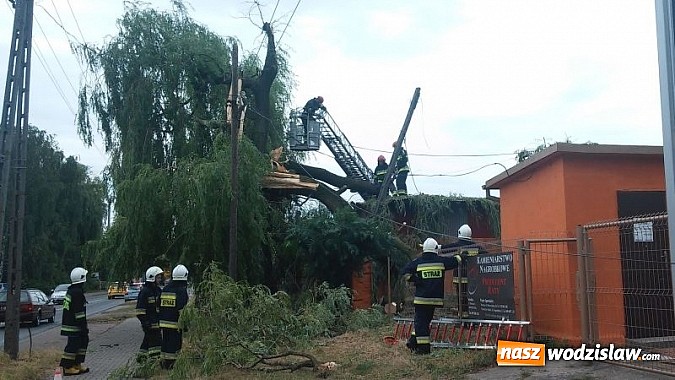 Zdjęcie w galerii na portalu naszwodzislaw.com: Skutki zniszczeń po nawałnicy w naszym regonie są ogromnie. Dotąd wodzisławscy strażacy interweniowali 118 razy, a to nie koniec wiadomości z regionu